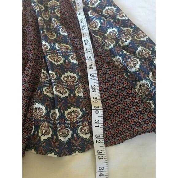 Anthropologie Nectar Clothing Dress Sz Small Multicolor Color Block Back Ties - Picture 11 of 12